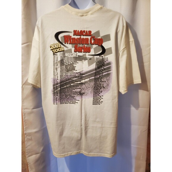 Dale Earnhardt NASCAR Racing T Shirt Winston Cup Race 2001 Tour 2X - NWOT (RH) - Picture 4 of 9